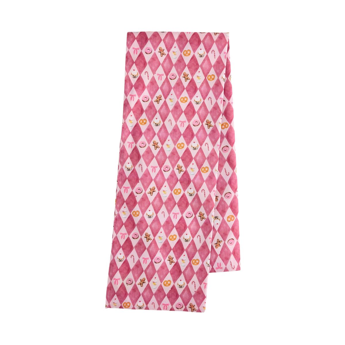 Nappe motif noël facile à nettoyer rose, NEXT