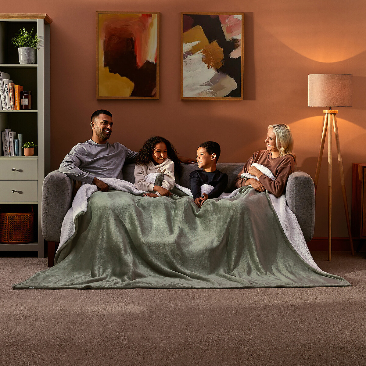 Snugsie Giant Blanket sage green, SILENTNIGHT