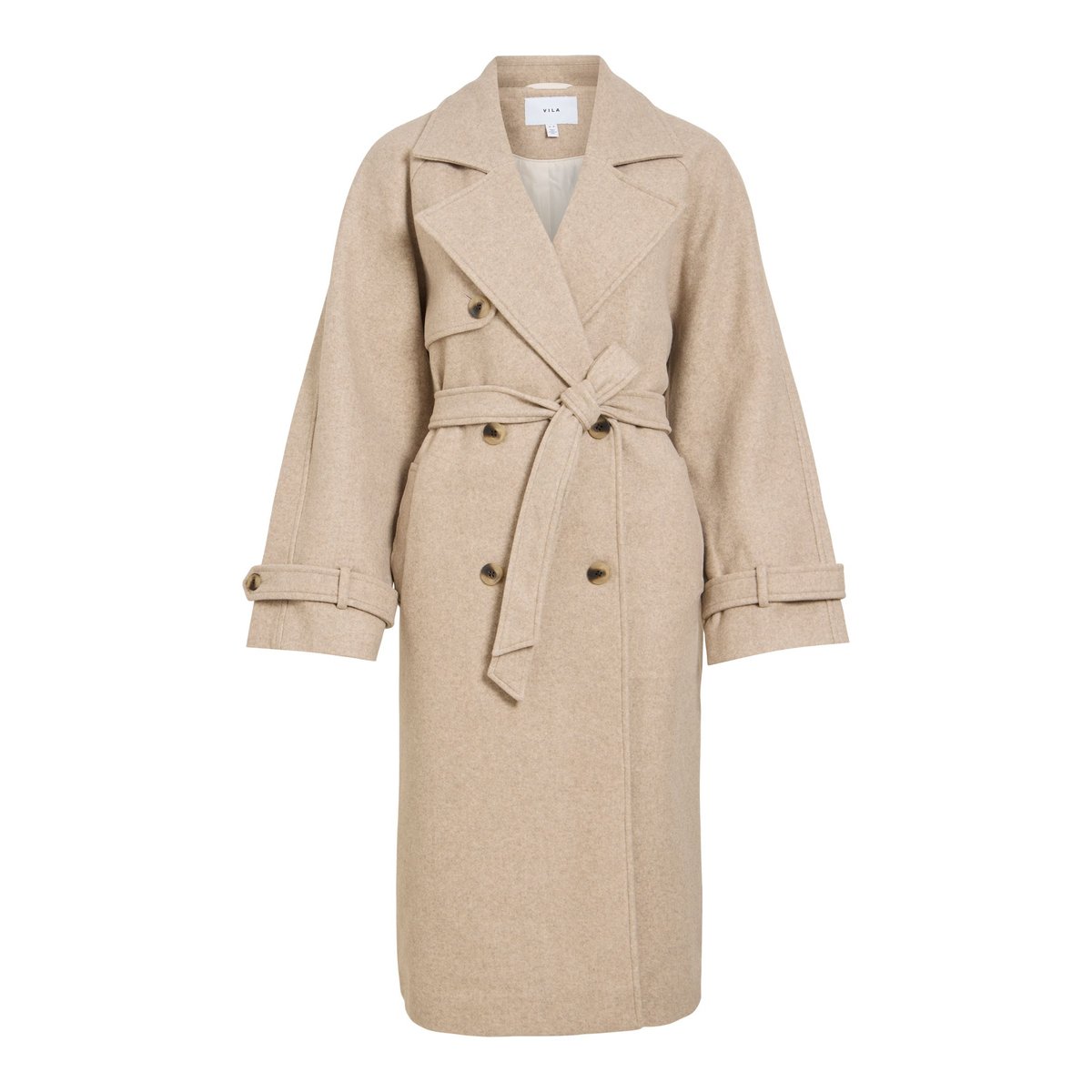 Manteau marron - natural melange1, VILA