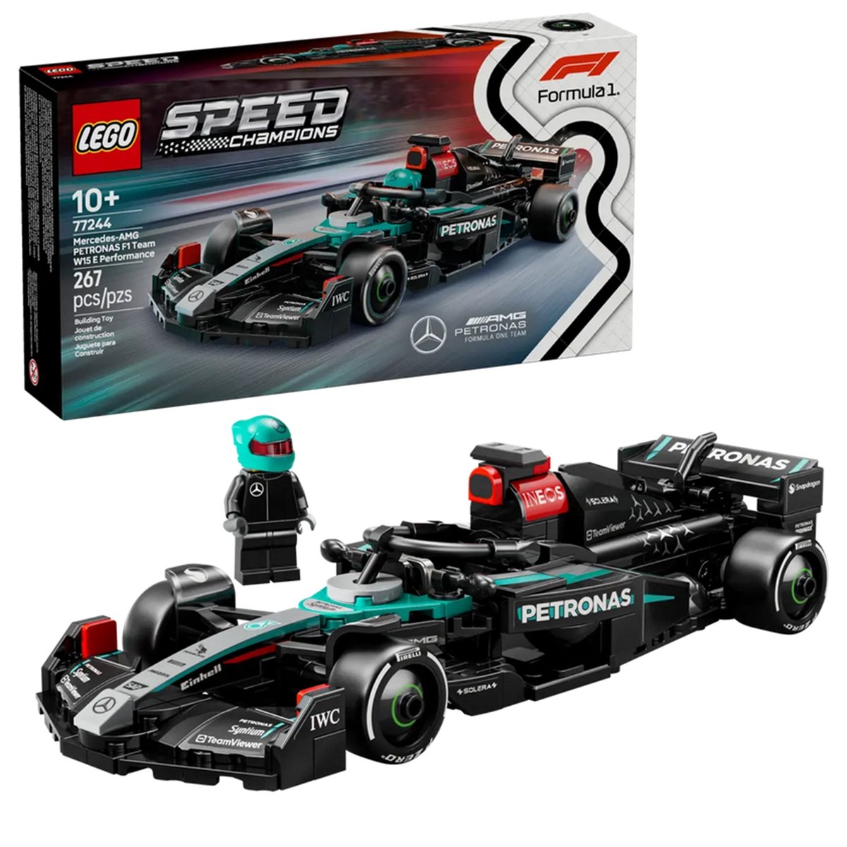 Voiture F1® Mercedes-AMG W15 schwarz, LEGO