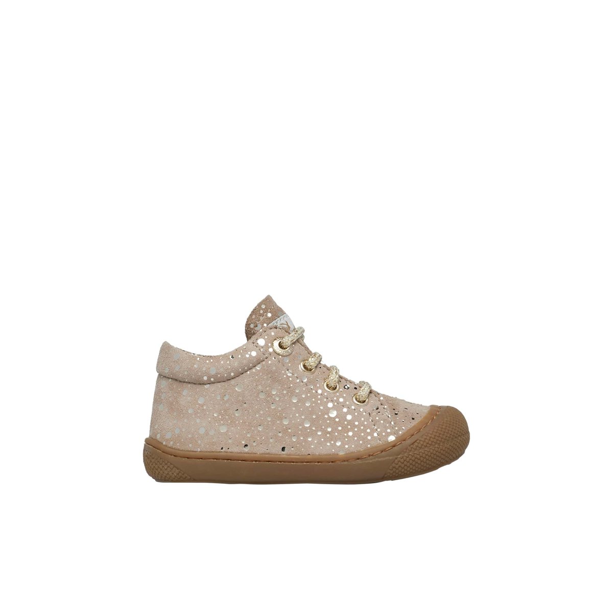 Chaussures premiers pas en suède COCOON beige-platin, NATURINO