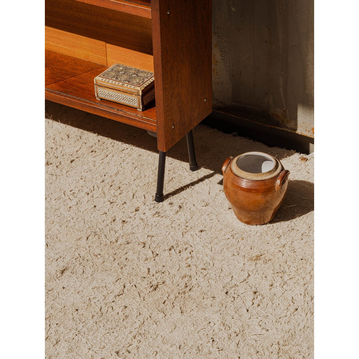 Vitrine en bois Victoria N°1316 - Bon état bois foncé, DEBONGOUT