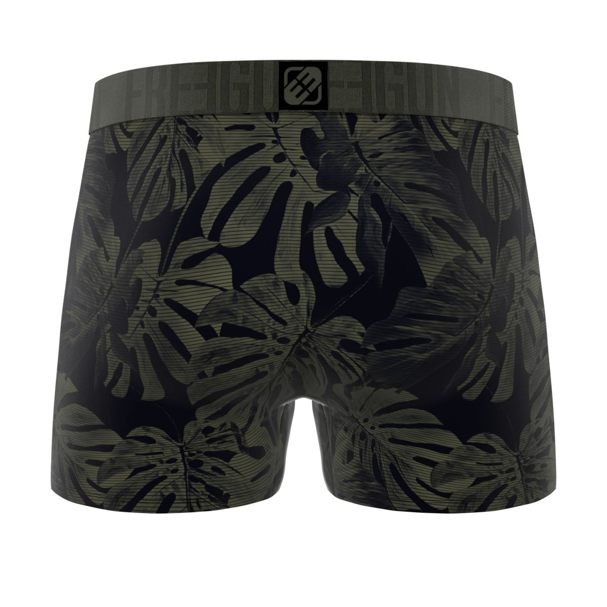 Lot De 3 Boxers Flower kaki/noir/rouge/bleu/jaune, FREEGUN