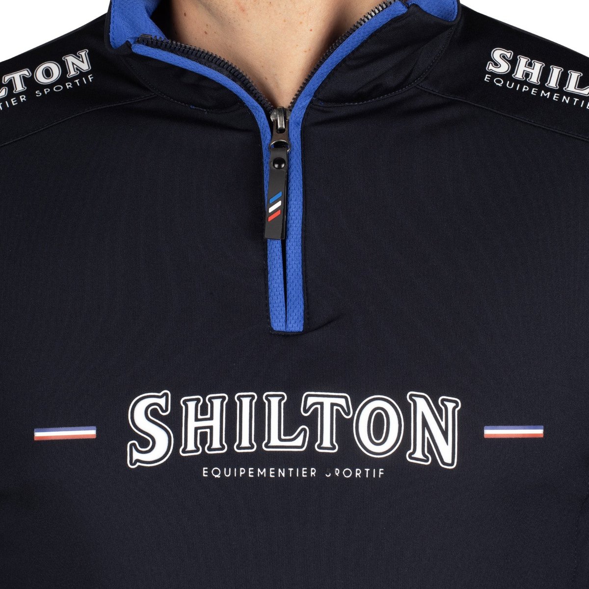 Sweat zippé france team navy, SHILTON