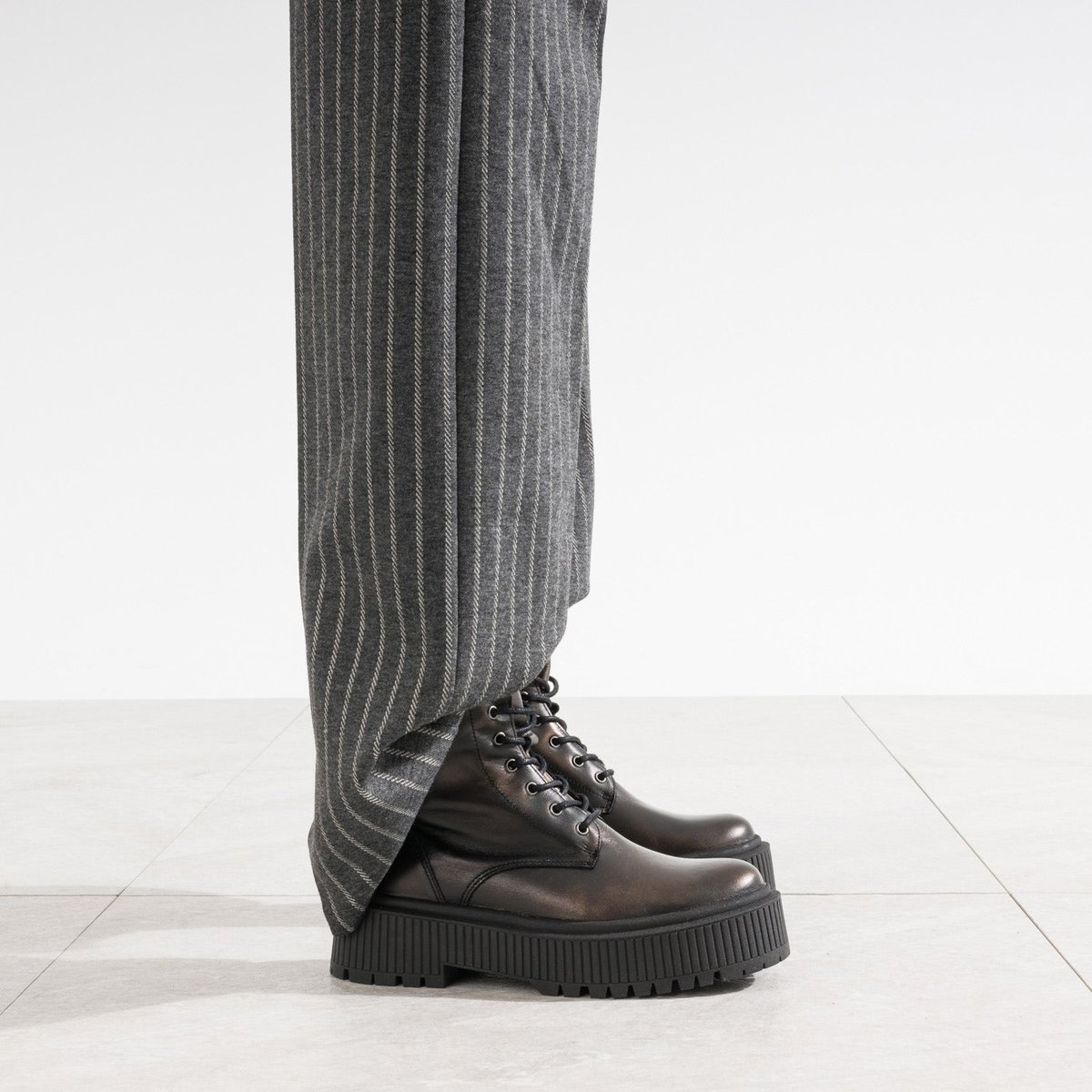 Boots en cuir AMBA bronze, TEXTO