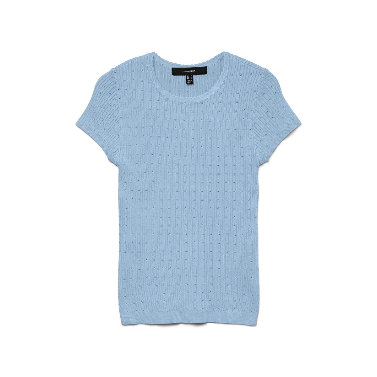 T-Shirt En Maille cashmere blue 1, VERO MODA