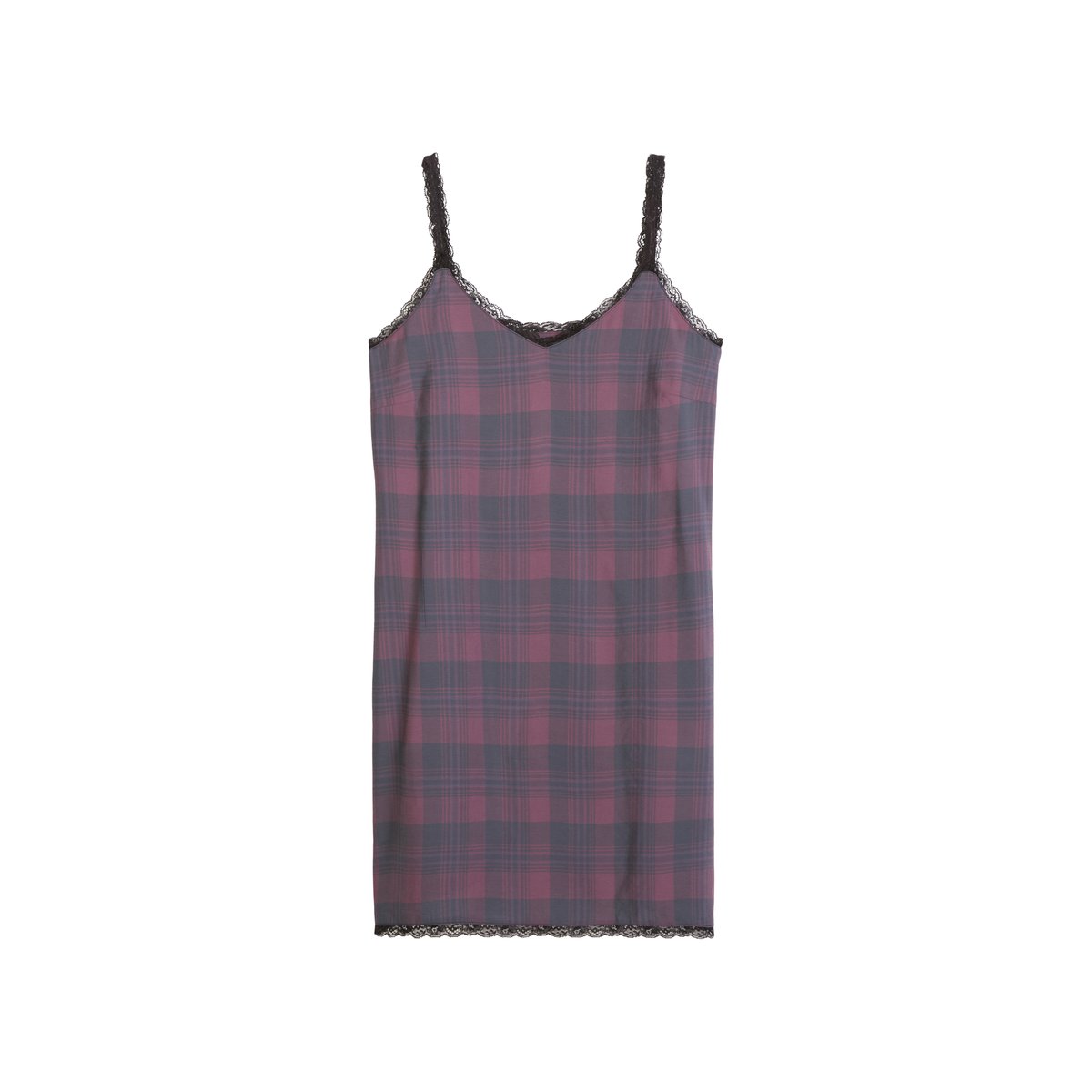 Robe lingerie imprimée, coupe droite en TENCEL™ Modal noir, MARC O’POLO DENIM