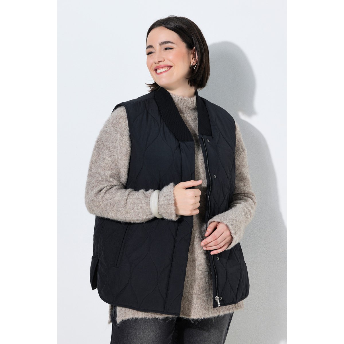 Gilet matelassé HYPRAR noir, ULLA POPKEN