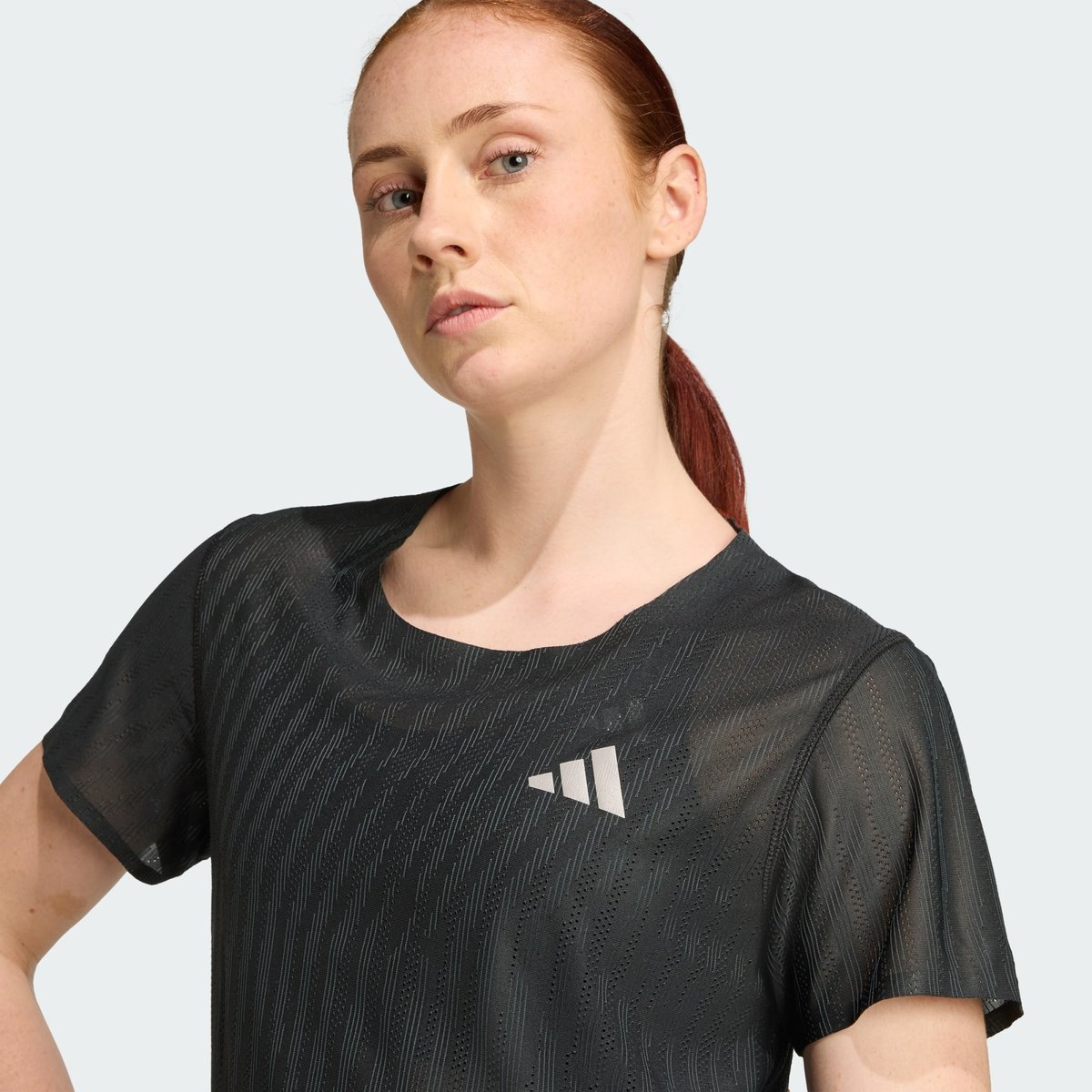 T-Shirt De Running Adi365 Climacool+ T-Shirt De Running Adi365 Climacool+ black / grey six, adidas Performance