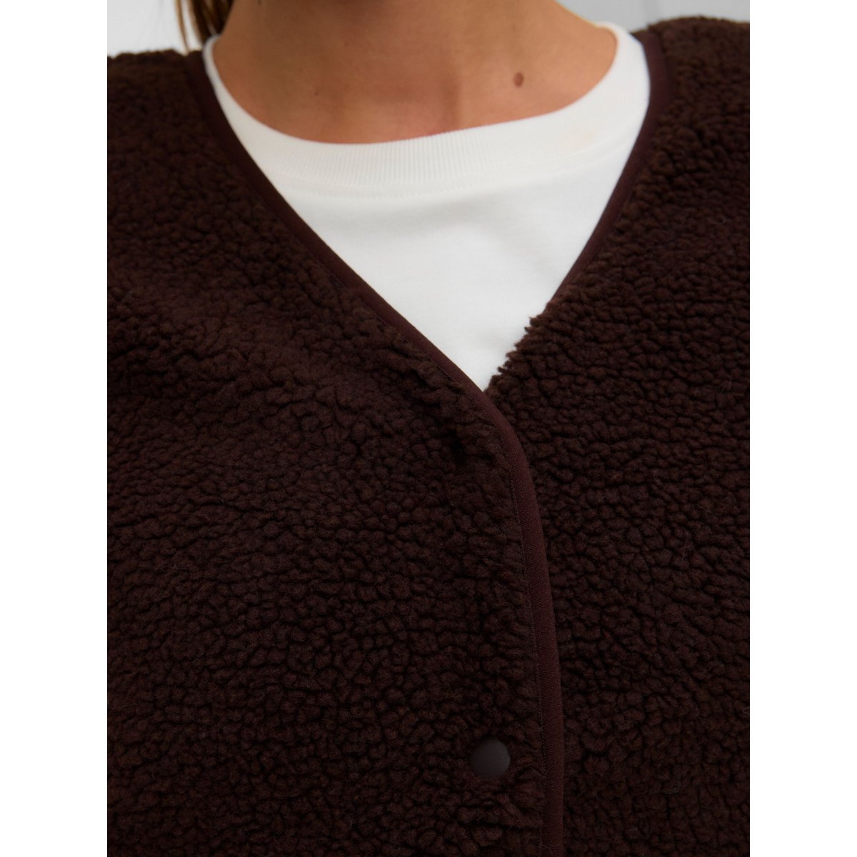 Gilet En Peluche black coffee, VERO MODA