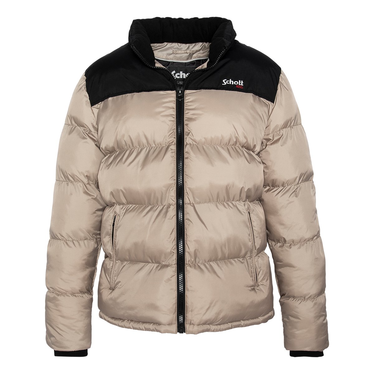 Doudoune beige, SCHOTT