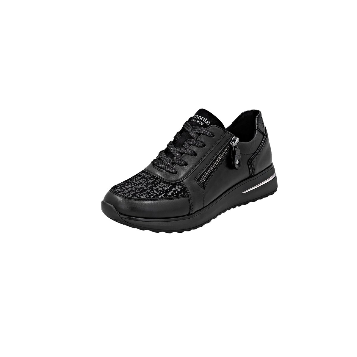 Basket à Lacets Et Zip Minato noir, REMONTE