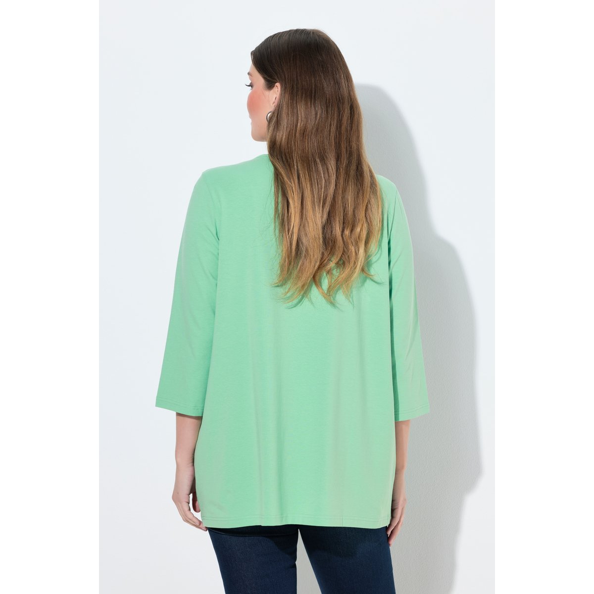 T-shirt avec motif soleil menthe légère, ULLA POPKEN