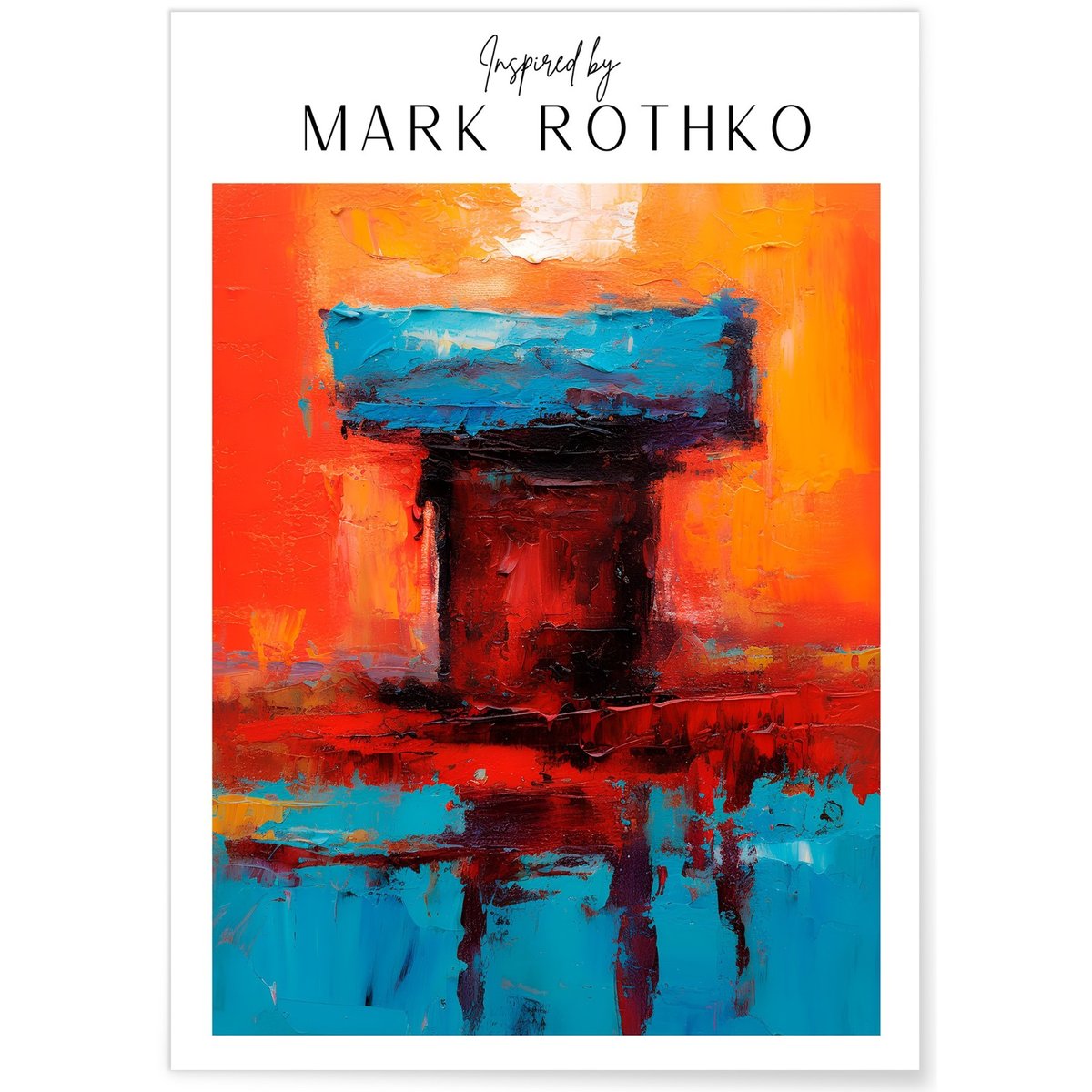 Affiche Mark Rothko n°16 blanc, L'AFFICHERIE