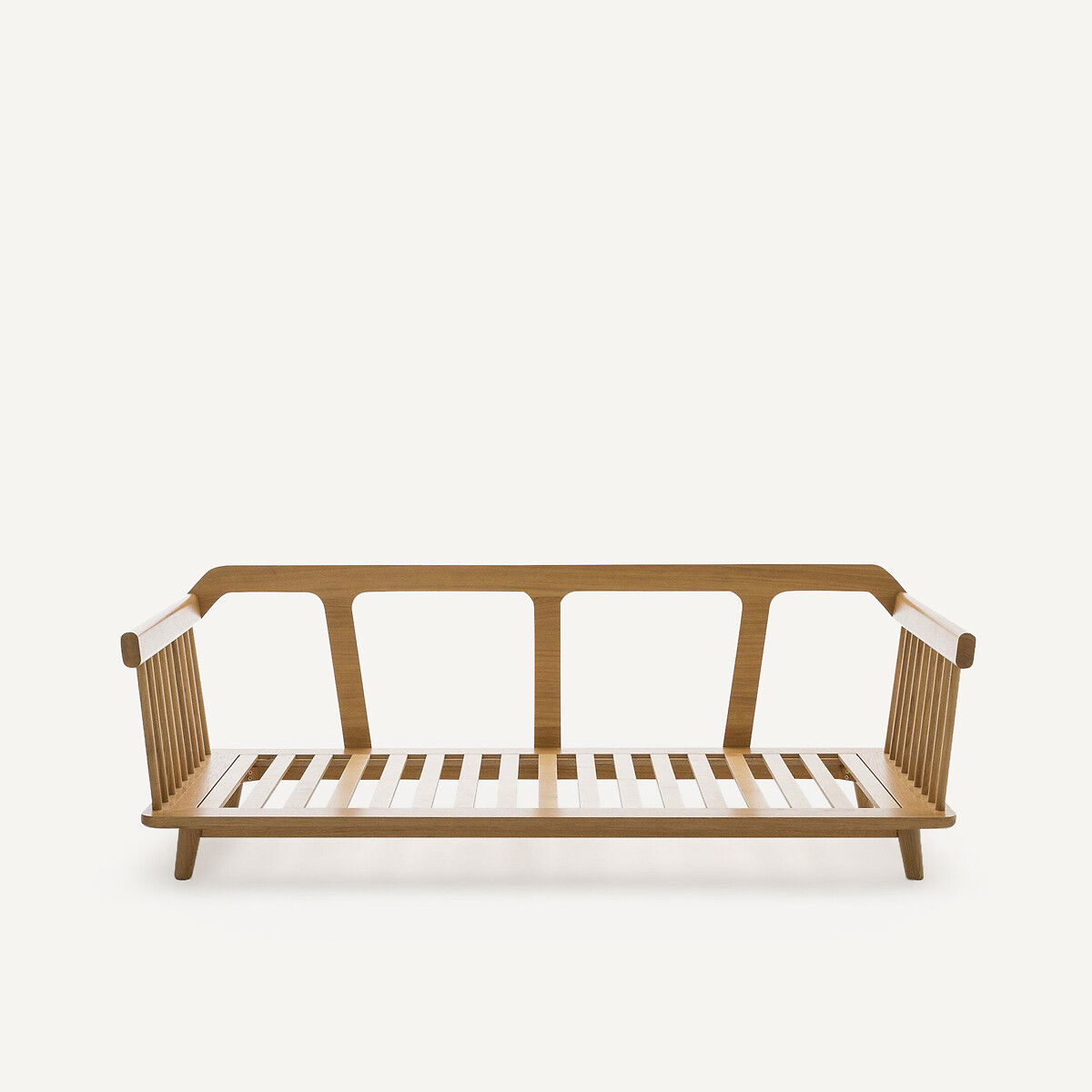 Lit-banquette, en chêne et plaqué chêne, JUNGLING chêne naturel, EMMANUEL GALLINA X AM.PM
