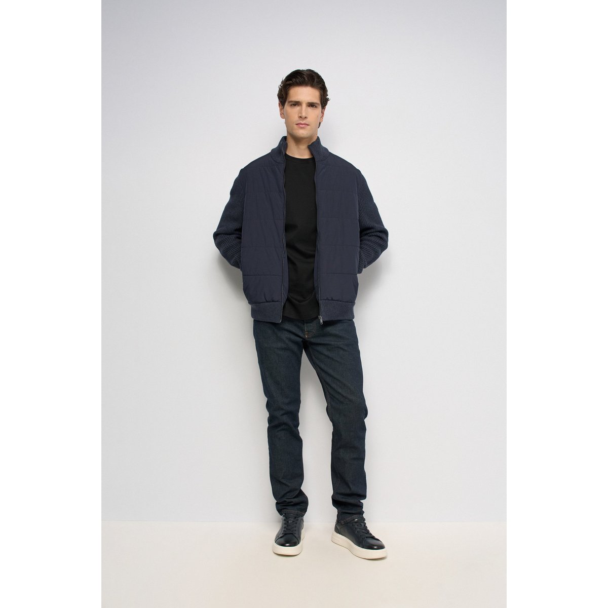 VESTE BI-MATIÈRE beige, SALSA JEANS