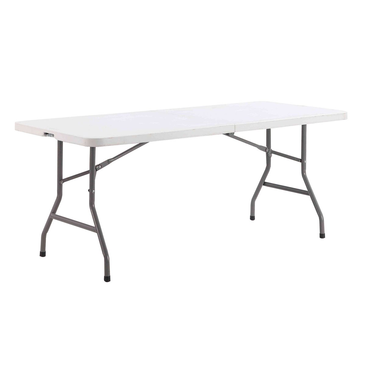 Table à manger pliante extérieure Villars blanc, IMAGIN