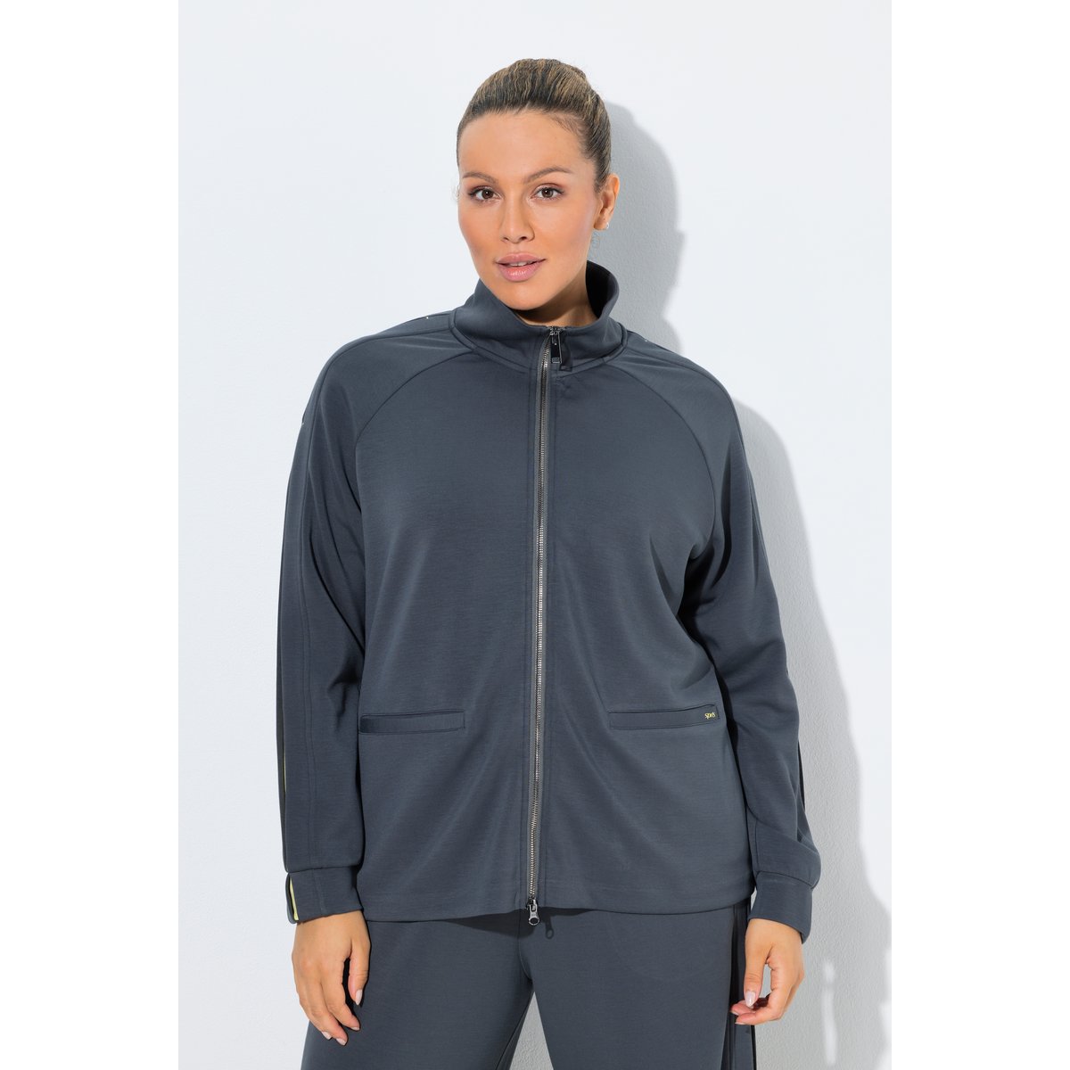 Veste en molleton rafraîchissant gris volcan, ULLA POPKEN