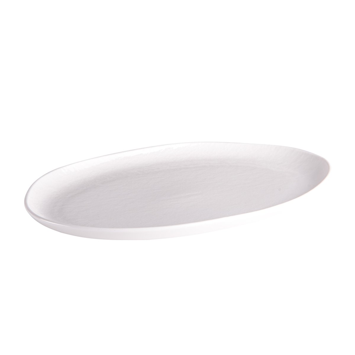 Plat ovale Ecume 34,5x23,5 cm blanc, TABLE PASSION