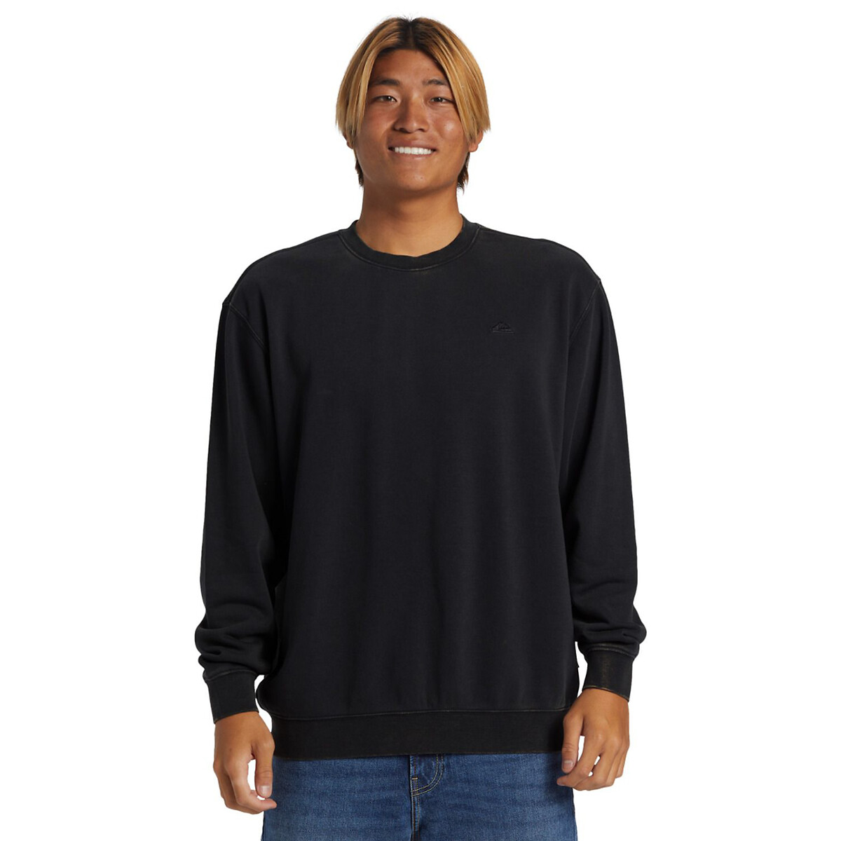 Sweat col rond noir, QUIKSILVER