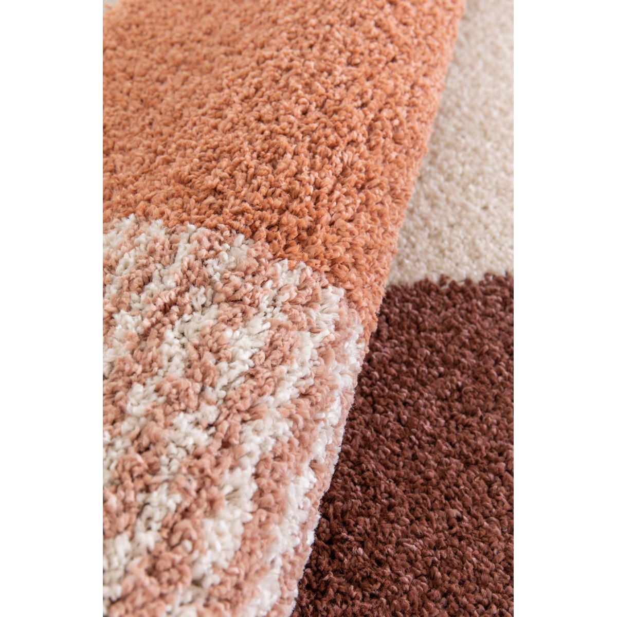 Tapis épais et confortable BAUHAUS rouge naturel, AFK LIVING