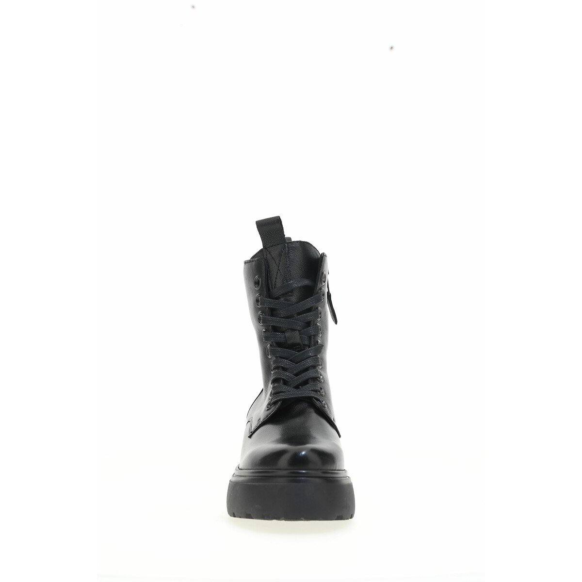 Lace-Up Ankle Boots in Leather black, MJUS
