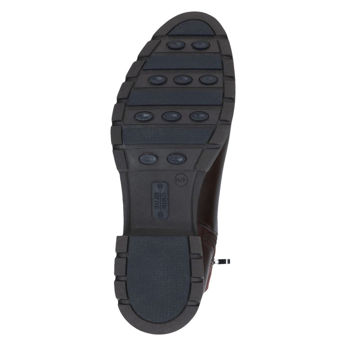 Bottes talon bloc marron foncé combiné, CAPRICE