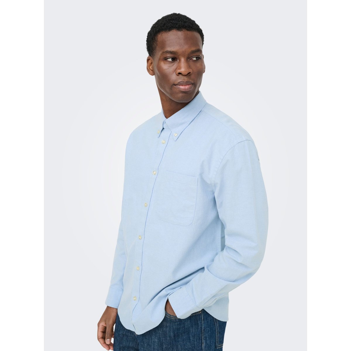 Chemise cashmere blue, ONLY & SONS