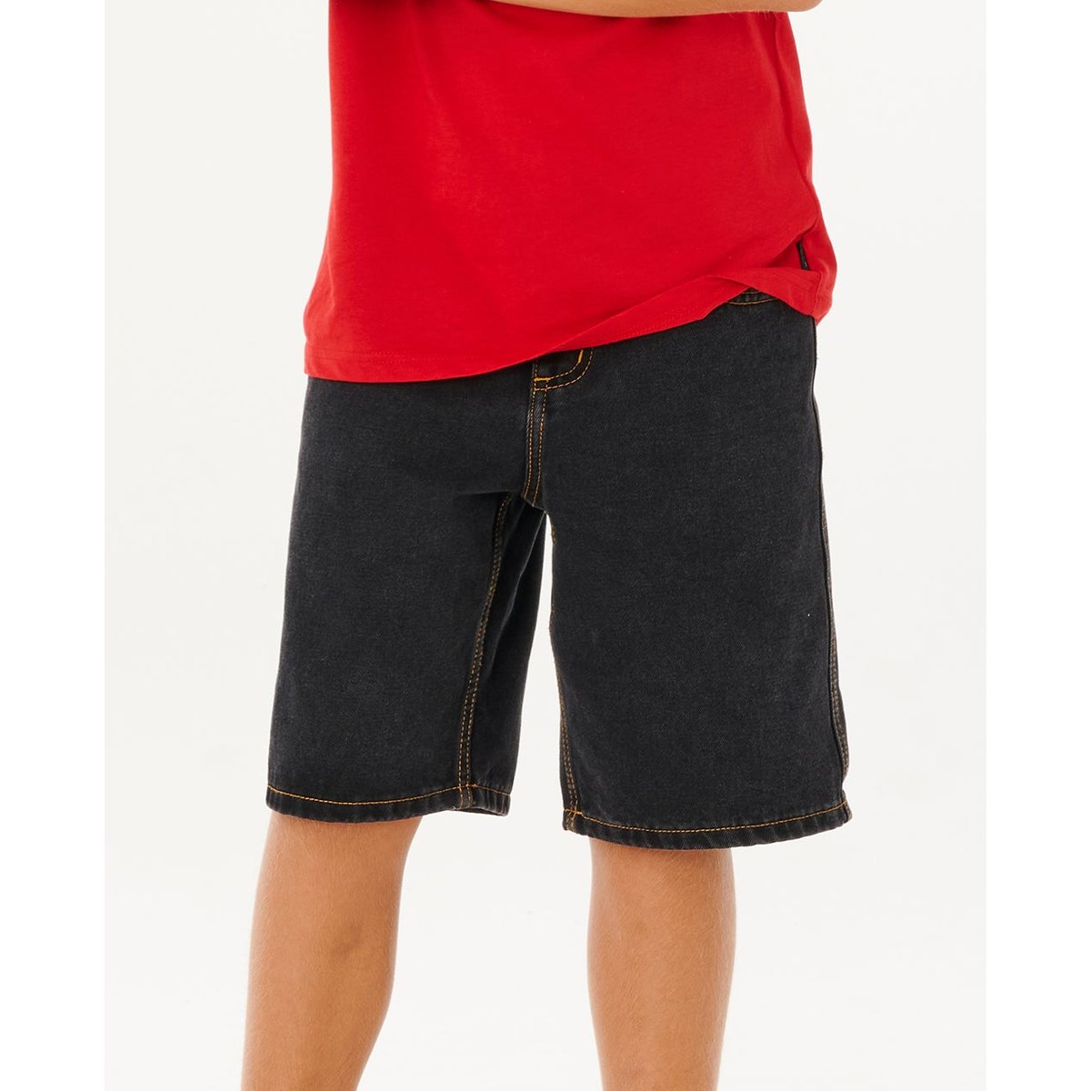 Short en jean HYPED UP20" noir délavé, RIP CURL