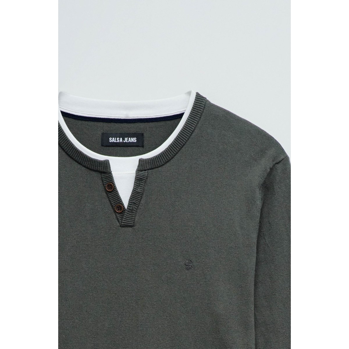 PULL EN MAILLE bleu foncé, SALSA JEANS