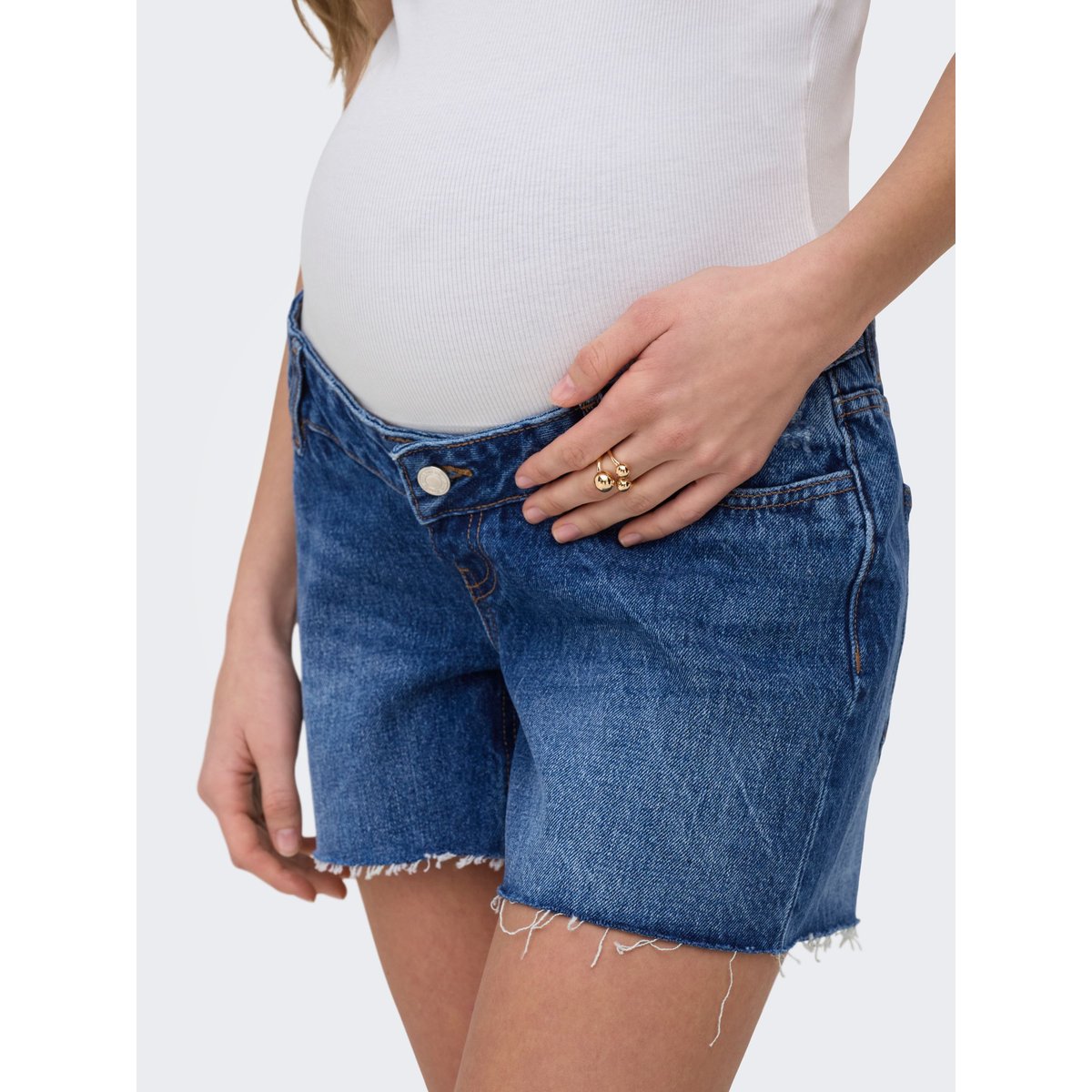 Short En Denim medium blue denim 1, ONLY