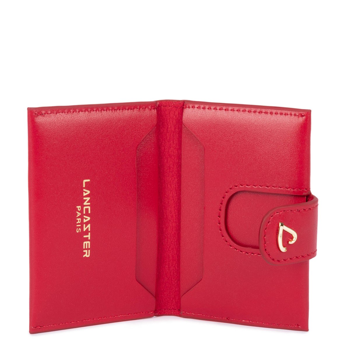 Porte-cartes PARIS PHILOS rouge, LANCASTER