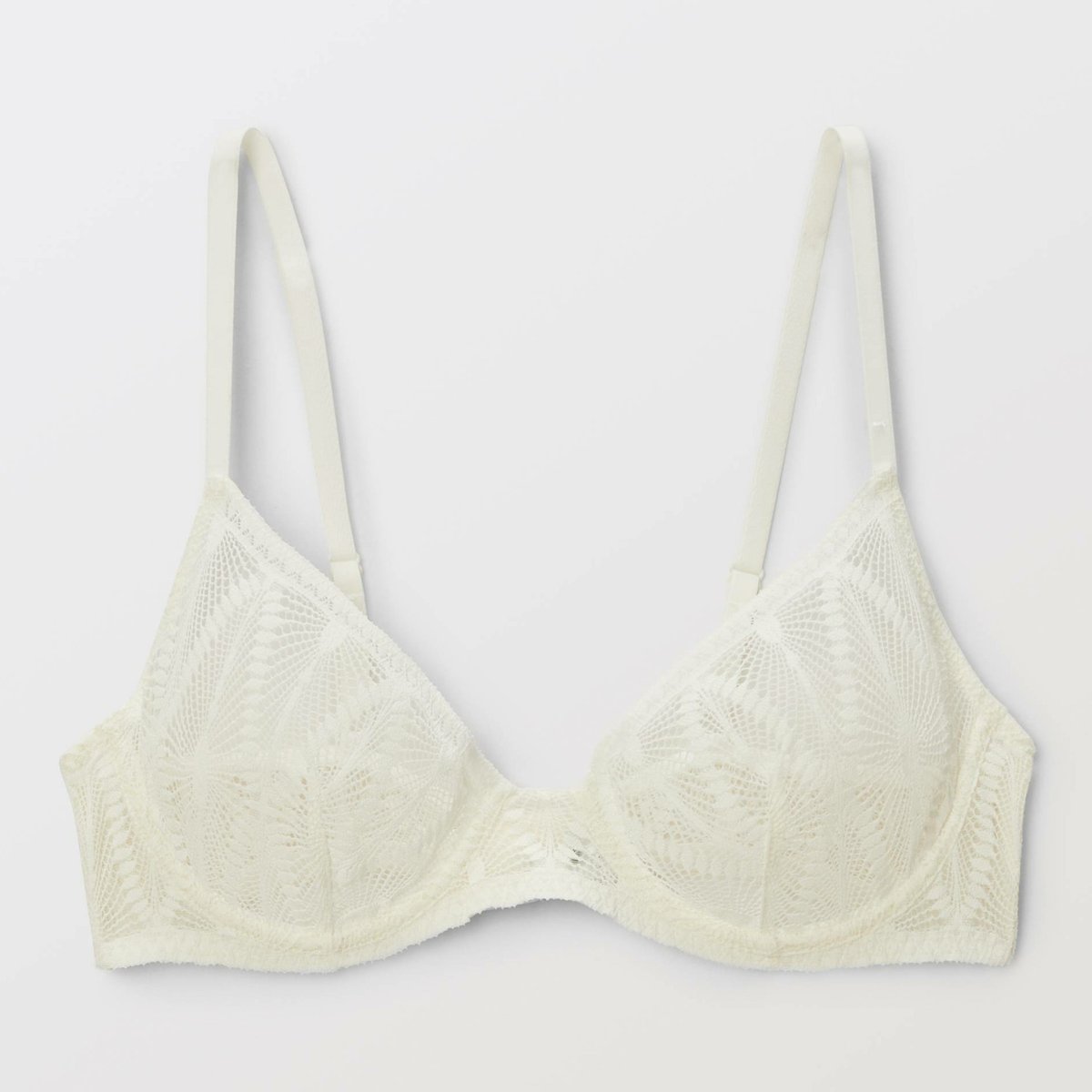 Soutien-gorge corbeille balconnet MALIA en dentelle ecru, MONOPRIX