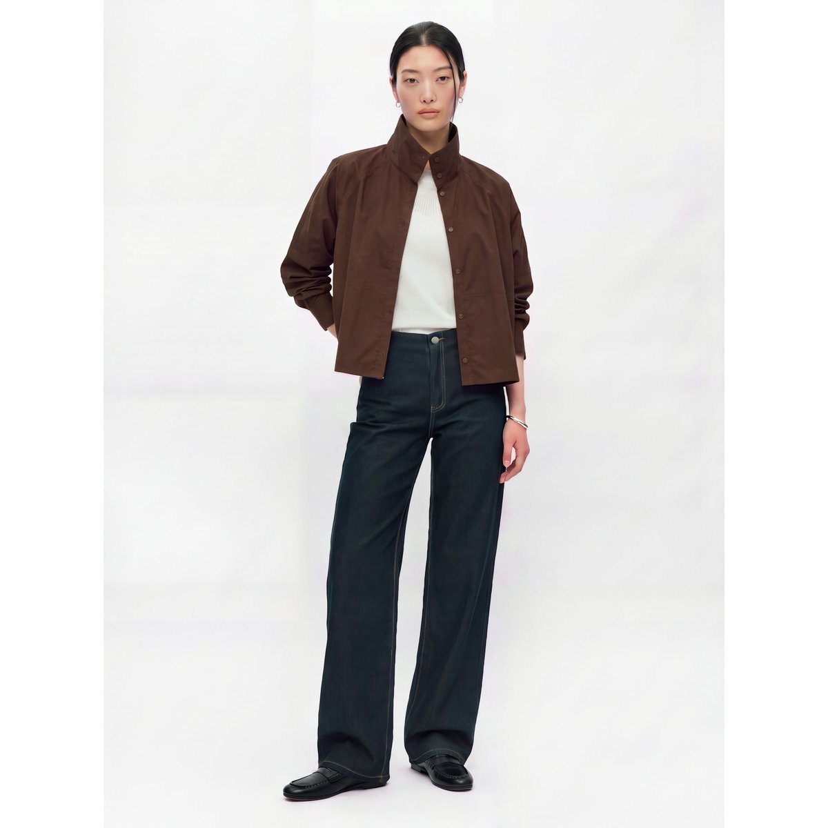 Chemise Courte marron - seal brown1, OBJECT