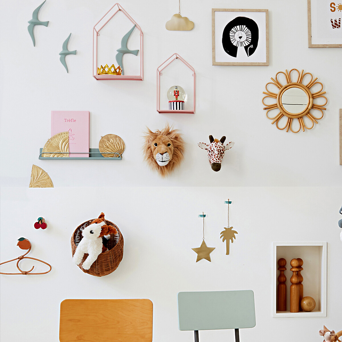 Ramula Brass Cloud Wall Decoration brass, LA REDOUTE INTERIEURS