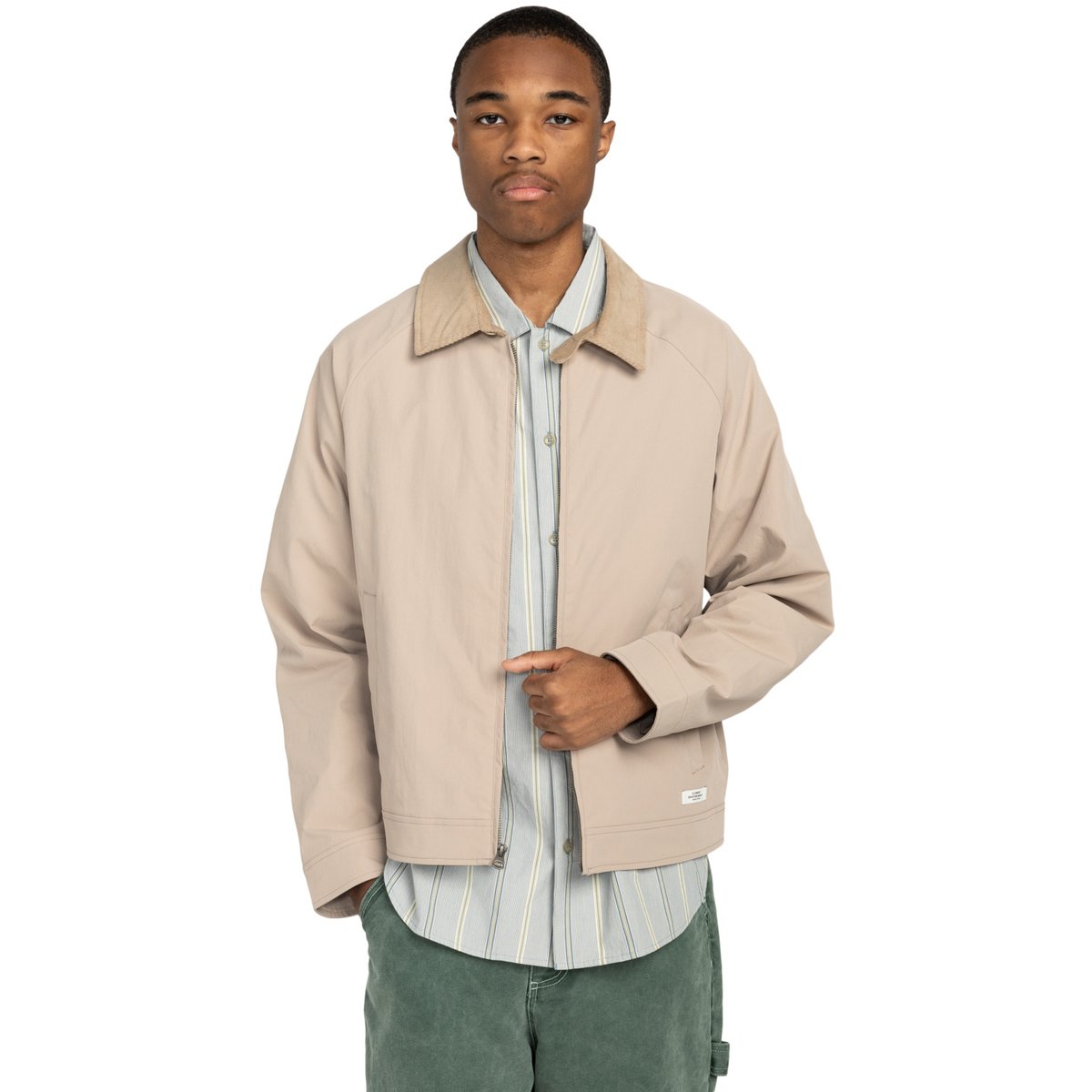 Veste imperméable STEW beige aluminum, ELEMENT