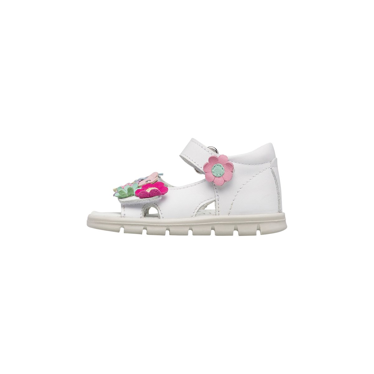 Sandales en cuir SLAMMY blanc-, FALCOTTO