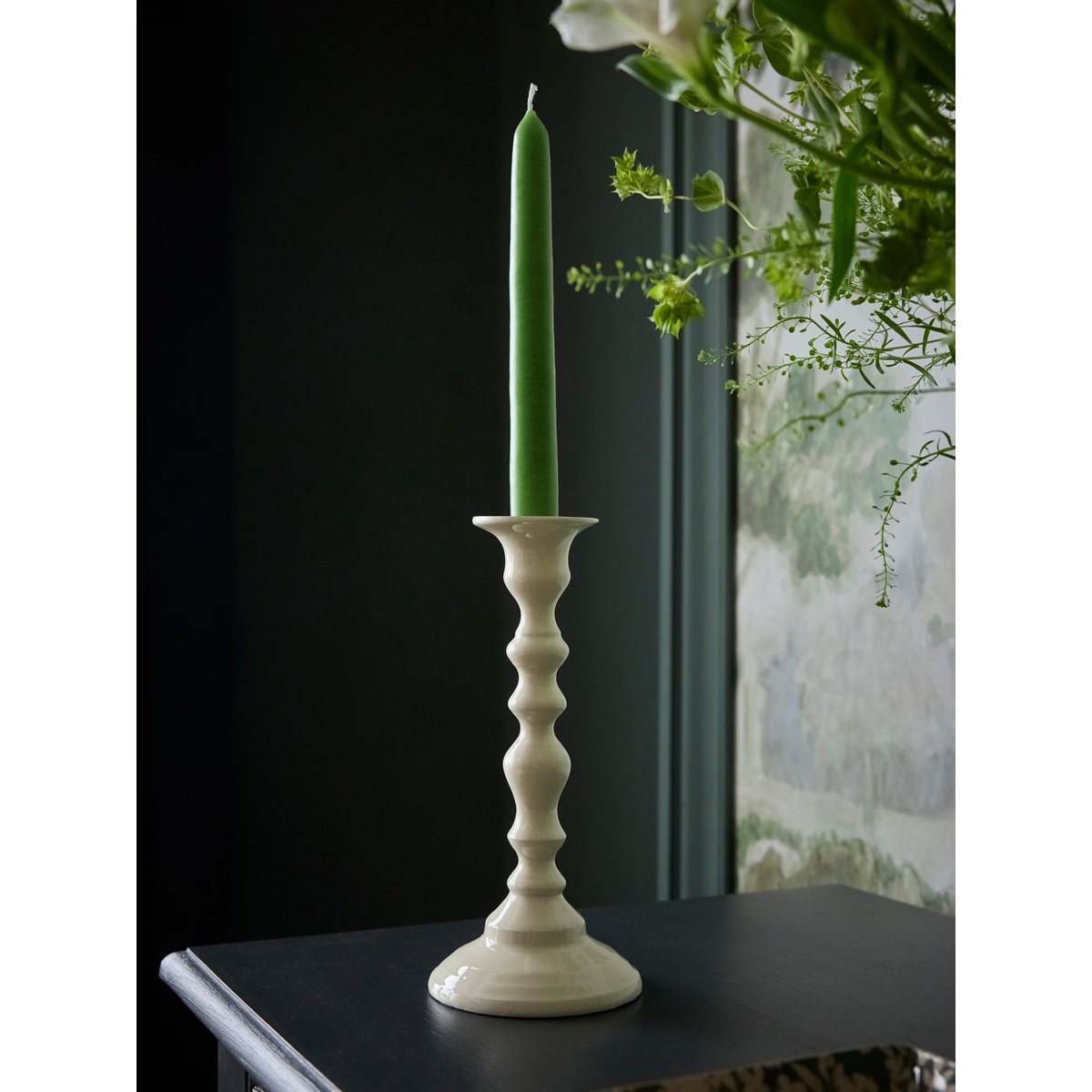 Chandelier Yvane en métal émaillé - Petit modèle ivoire, CYRILLUS