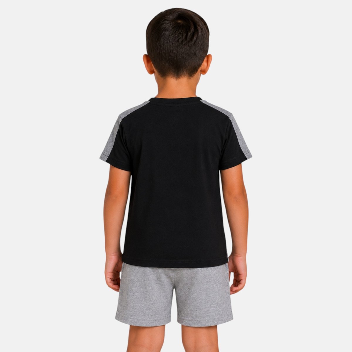 Ensemble t-shirt imprimé et short KIDS CLUB noir, LEE COOPER