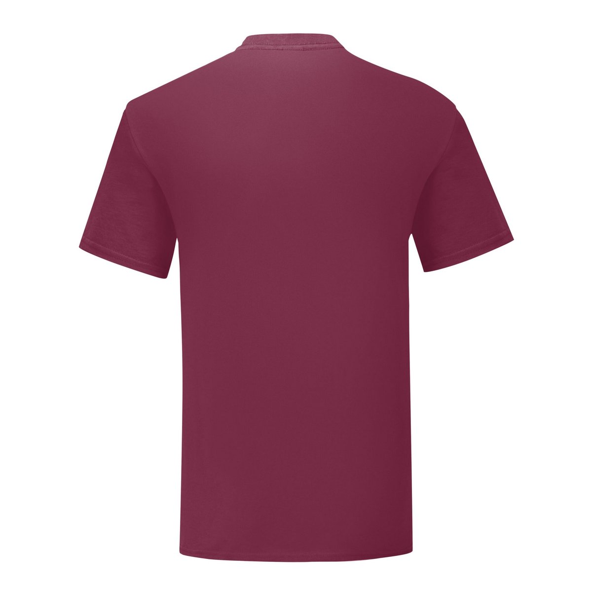 T-shirt ICONIC bordeaux, FRUIT OF THE LOOM