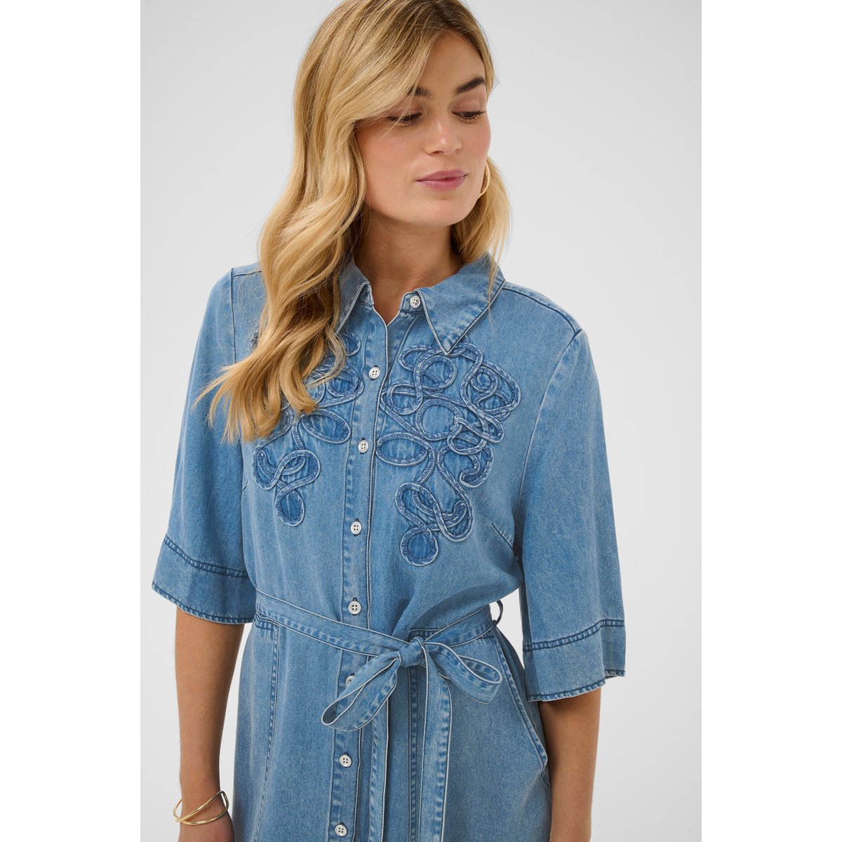Robe bleu seattle mid blu denim, CREAM