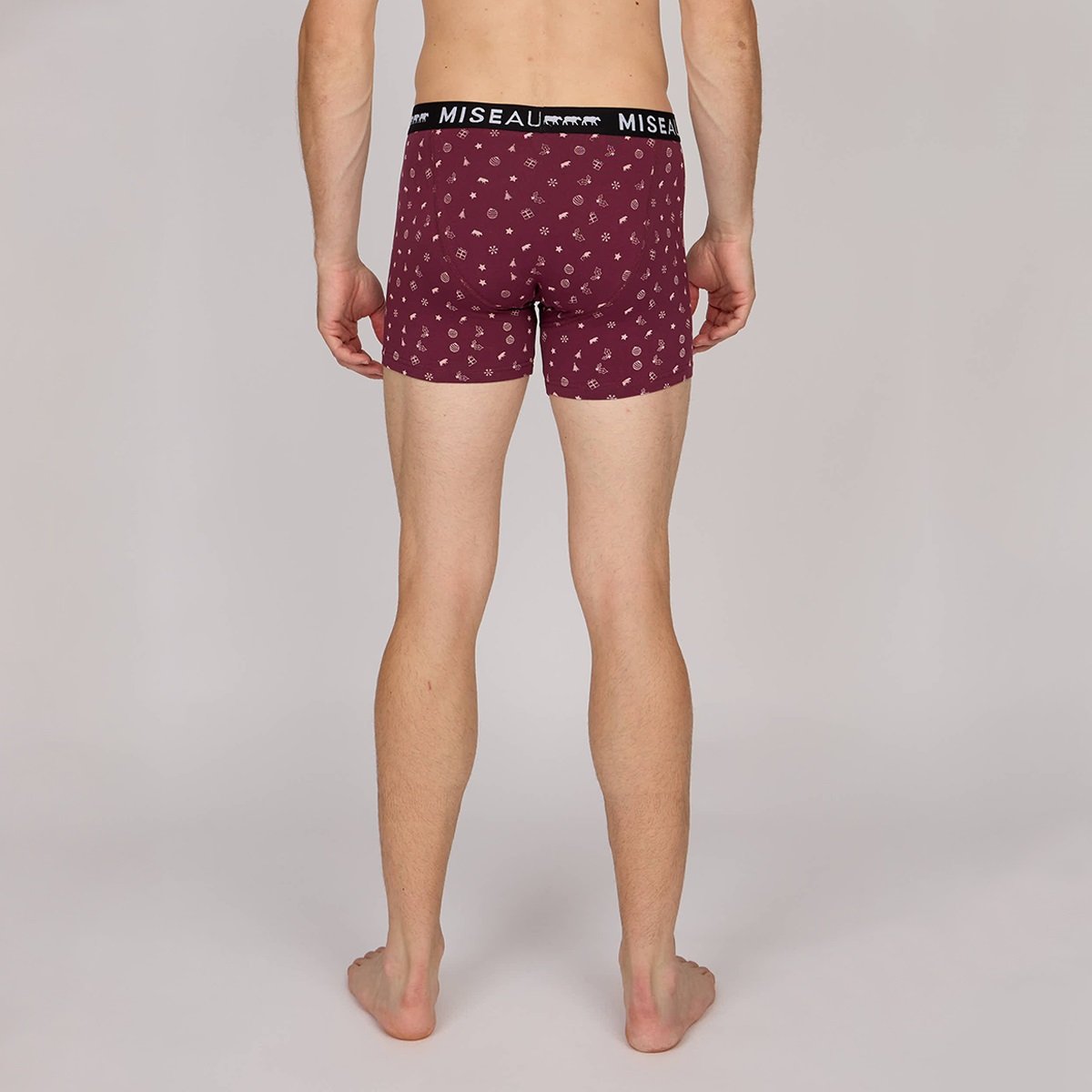 Boxer Elvino bordeaux, MISE AU GREEN