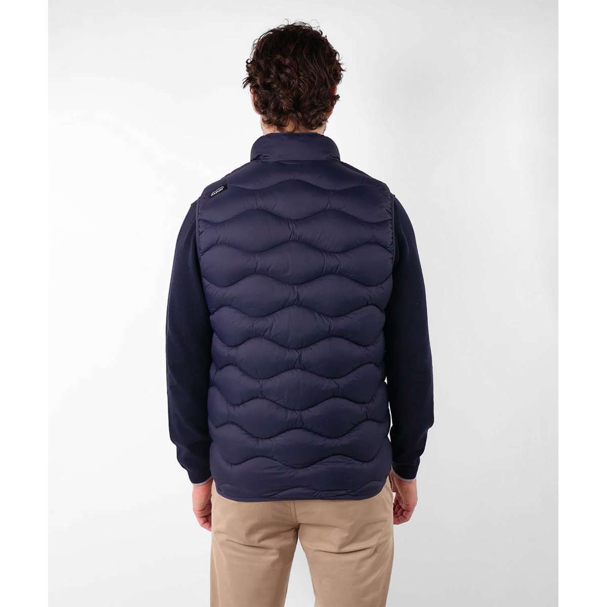 Sleeveless ripstop light down jacket JACK deep marine, OXBOW