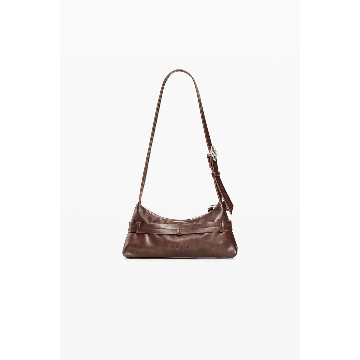Petit sac bandoulière marron, DESIGUAL