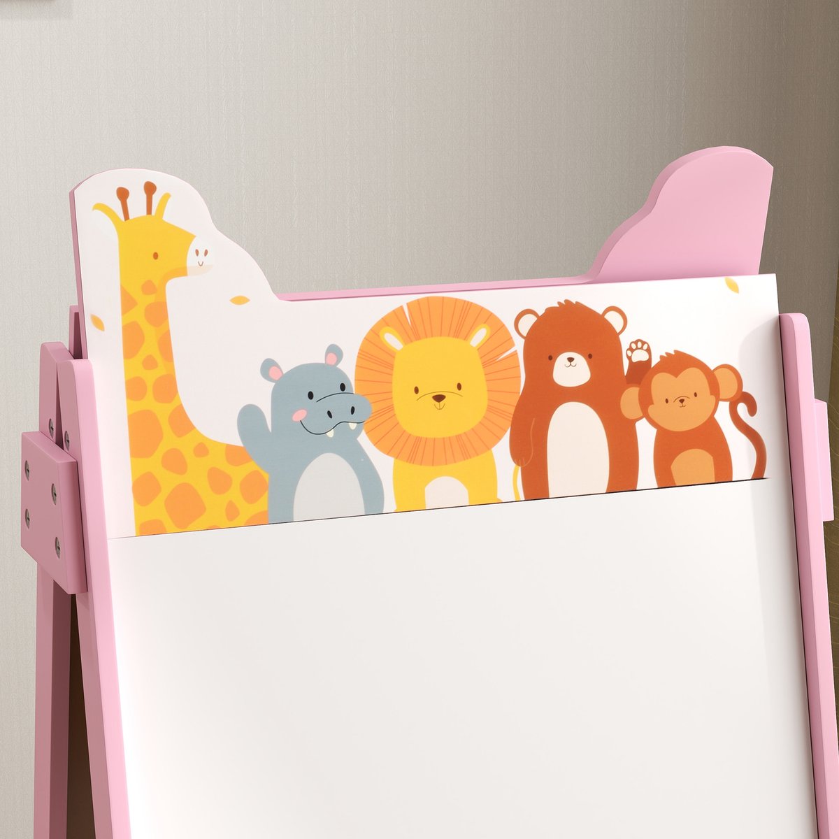 Chevalet pour enfants MDF Rose rose, AIYAPLAY