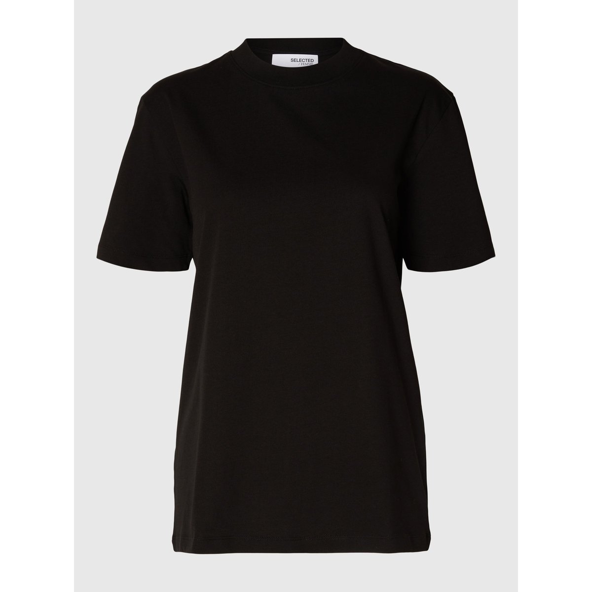 T-Shirt noir - black, SELECTED