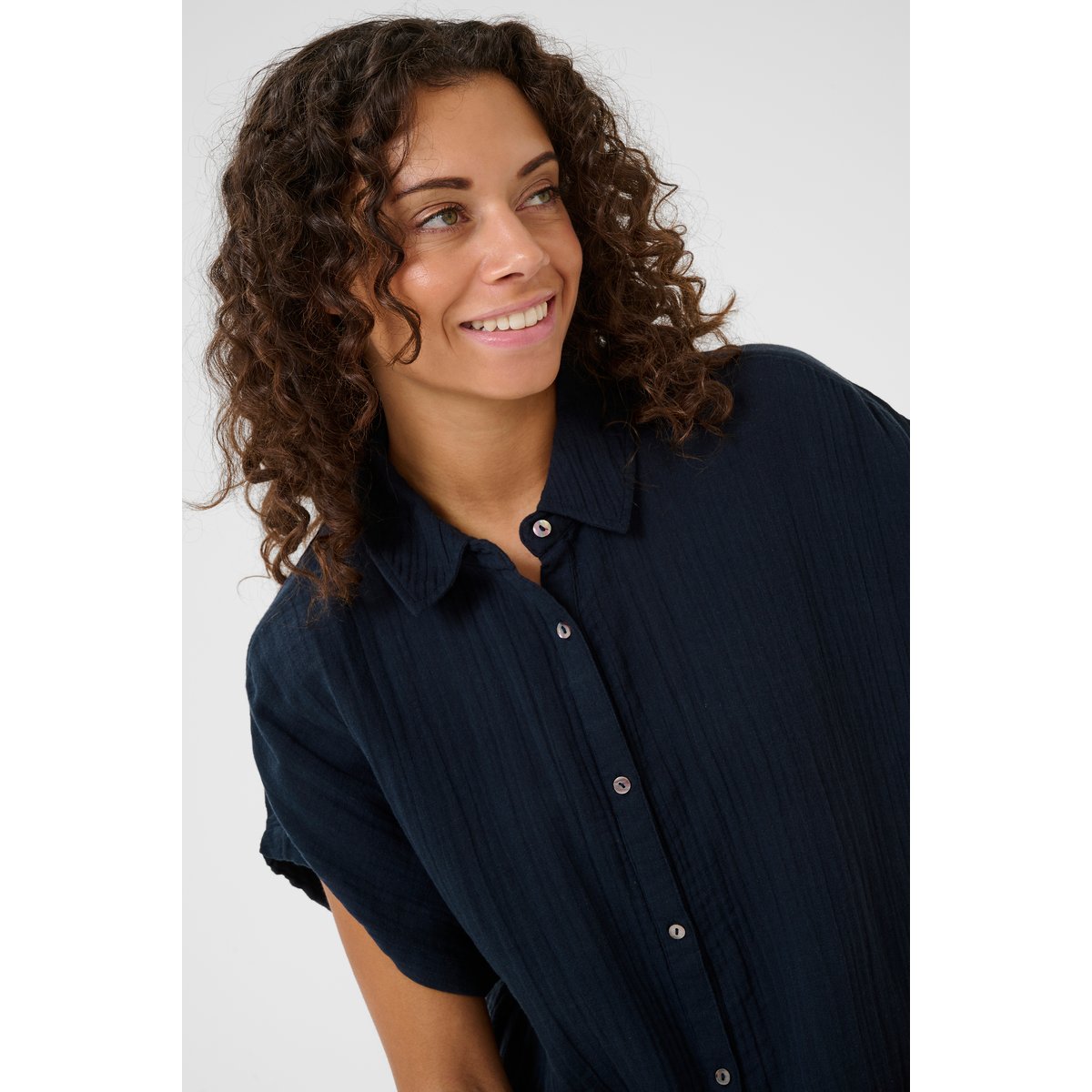 Chemise à manche courte bleu salute, CULTURE