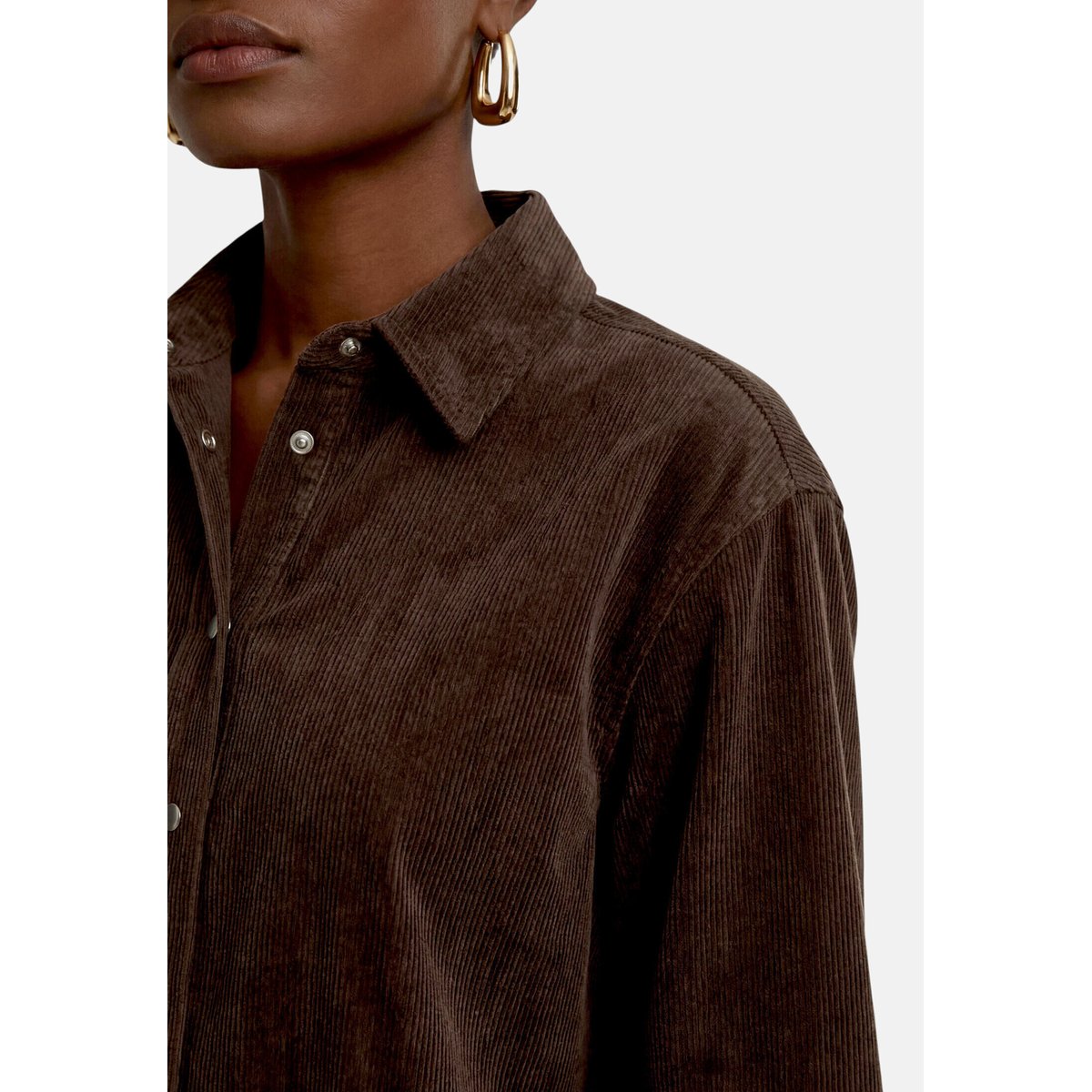 Blouse casual de coupe droite black coffee, ZERO