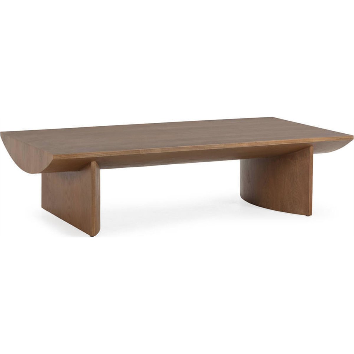 Table basse en frêne sculpturale noyer, RECOLLECTION