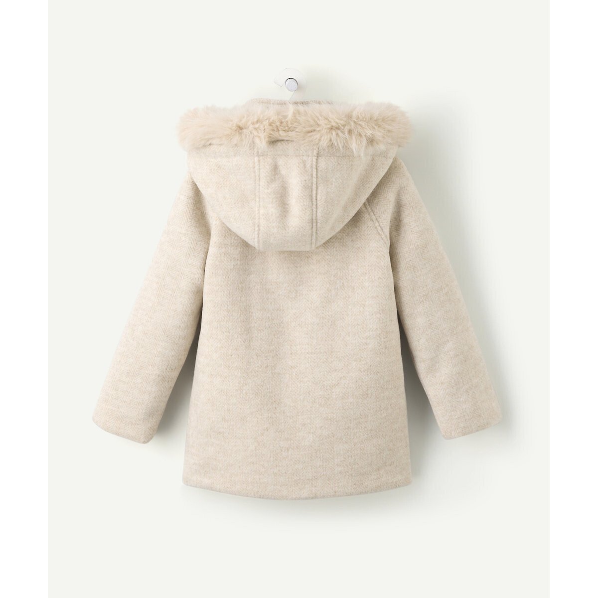 Caban avec capuche beige, TAPE A L'OEIL